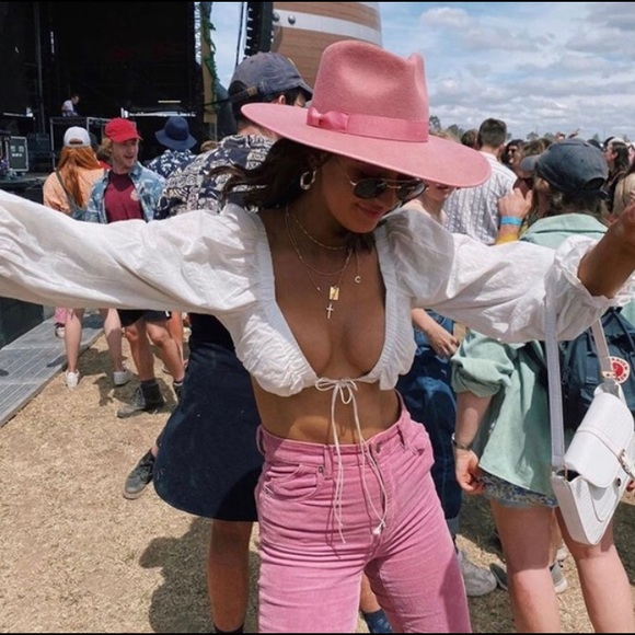 Lack Of Color Accessories - Lack of Color Rose Rancher Wool Fedora Sun Hat